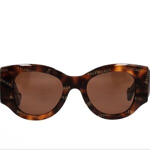 Balenciaga Tortoise Shell Sunglasses